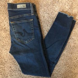 AG Farrah skinny high rise crop